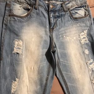 Stone washed jeans